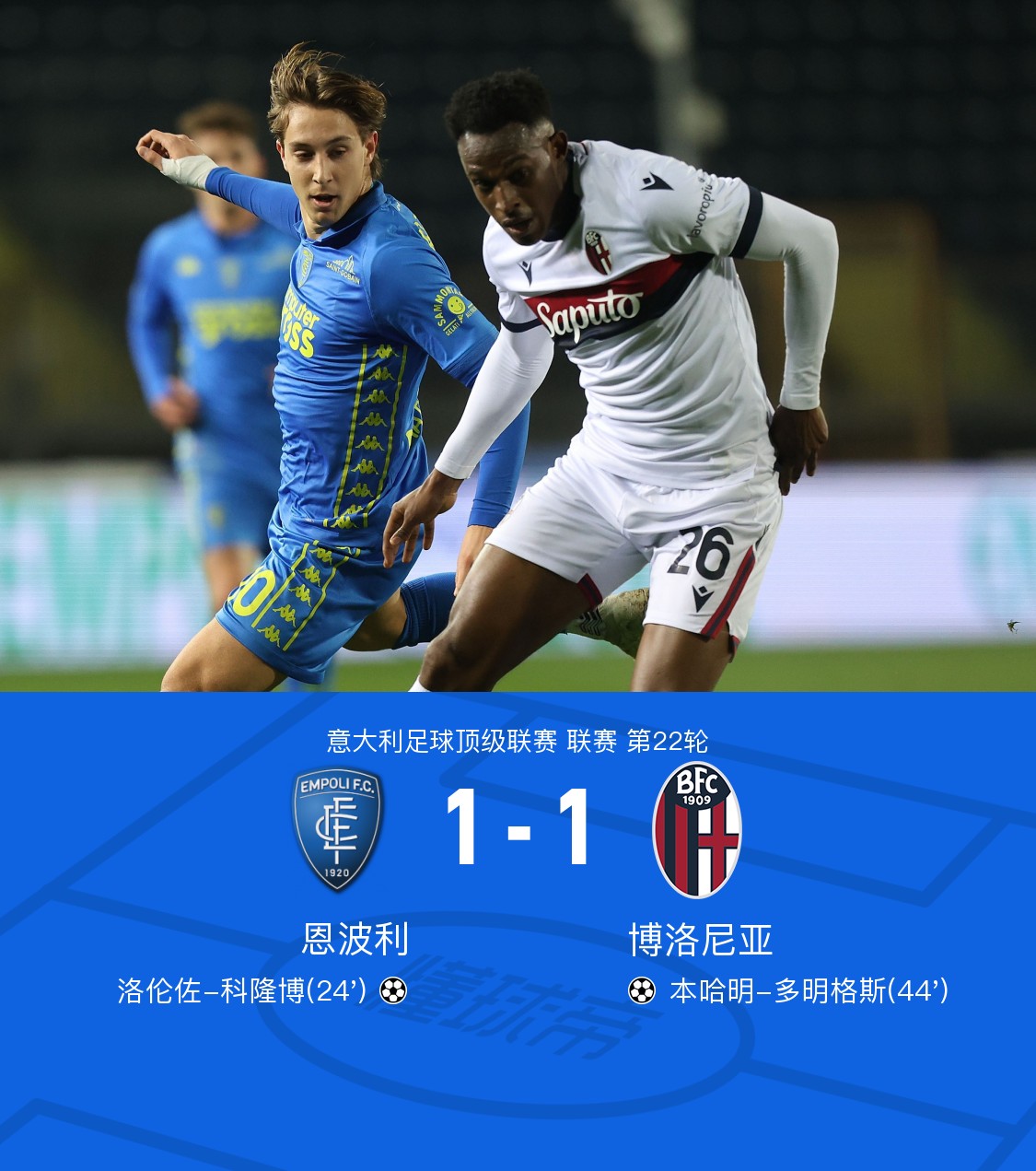 恩波利在意大利联赛上大放异彩的简单介绍 恩波利在意大利联赛上大放异彩的简单介绍